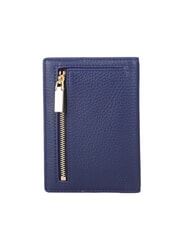 COCCINELLE METALLIC SOFT Porte-passeport en cuir martel&eacute; bleu roi - Accessoires Voyage - 3