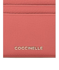 COCCINELLE METALLIC SOFT  Porte-cartes plat en cuir pot - Portefeuilles Femme - 2