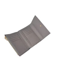 COCCINELLE METALLIC SOFT portefeuille en cuir martel&eacute; de taille moyenne - Portefeuilles Femme