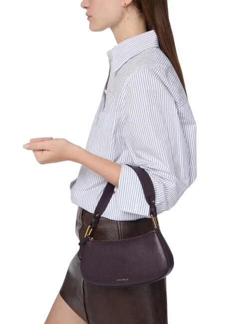 MERVEILLE Sac &agrave; bandouli&egrave;re en cuir textur&eacute; pot - Sacs pour Femme