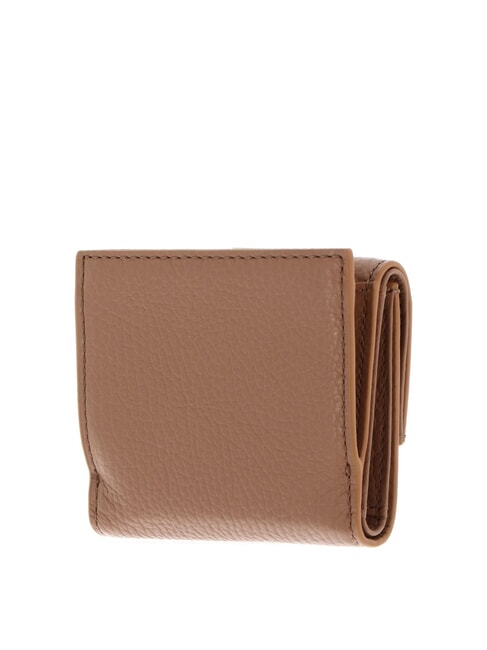 METALLIC SOFT Portefeuille en cuir grain&eacute; peaux - Portefeuilles Femme