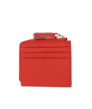 COCCINELLE TASSEL Porte-cartes zipp&eacute; en cuir martel&eacute; gazpacho - Portefeuilles Femme - 2