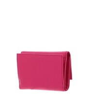 COCCINELLE METALLIC SOFT Portefeuille &agrave; deux volets en cuir martel&eacute; nouveau fuchsia - Portefeuilles Femme - 5