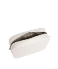 COCCINELLE TEBE Petit sac en cuir textur&eacute; blanc - Sacs pour Femme - 3