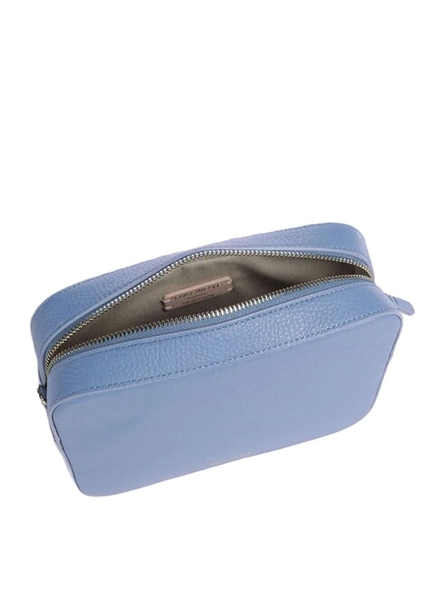 TEBE Petit sac en cuir textur&eacute; bleu - Sacs pour Femme