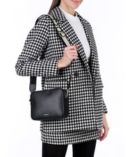 COCCINELLE TEBE Petit sac en cuir textur&eacute; bleu - Sacs pour Femme - 5