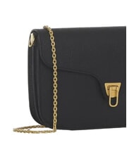 COCCINELLE BEAT SOFT Sac bandouli&egrave;re, en cuir Noir - Sacs pour Femme - 3