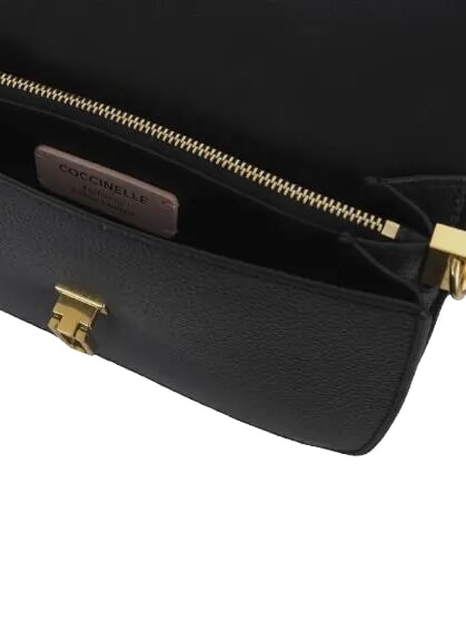 BEAT SOFT Sac bandouli&egrave;re, en cuir Noir - Sacs pour Femme