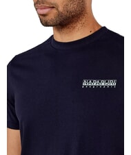 NAPAPIJRI S-DATI T-shirt en coton blu marine - T-shirt - 3