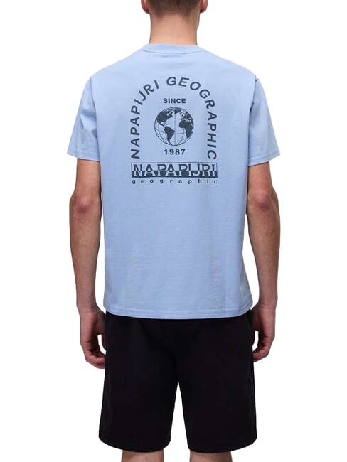 S-DATI T-shirt en coton scintillant/p&eacute;tunia - T-shirt