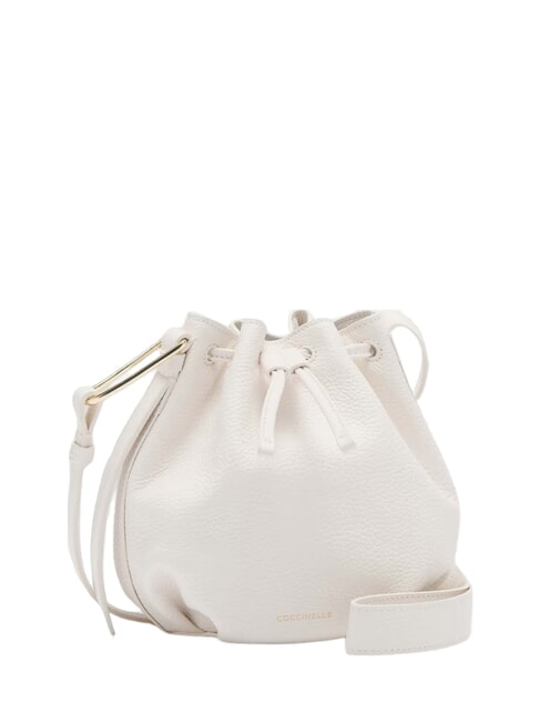 MALORY  Mini seau en cuir blanc - Sacs pour Femme