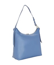 COCCINELLE MALORY Sac bandouli&egrave;re en cuir martel&eacute; bleu - Sacs pour Femme - 2