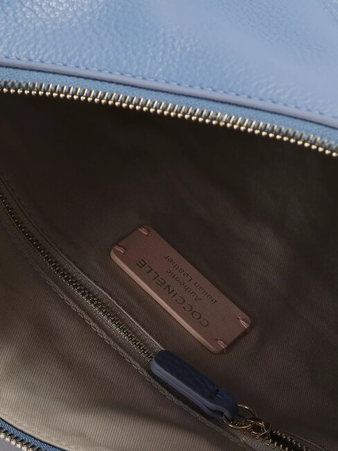 MALORY Sac bandouli&egrave;re en cuir martel&eacute; bleu - Sacs pour Femme