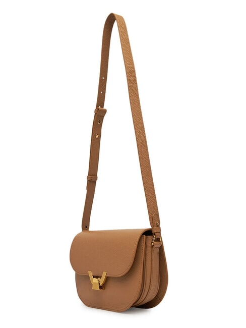 DEW Sac bandouli&egrave;re en cuir martel&eacute; peaux - Sacs pour Femme