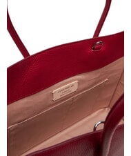 COCCINELLE MYRTHA MAXI LOG Sac de courses en cuir martel&eacute; sangria - Sacs pour Femme - 5