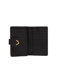 COCCINELLE DEW Portefeuille moyen en cuir martel&eacute; - Portefeuilles Femme