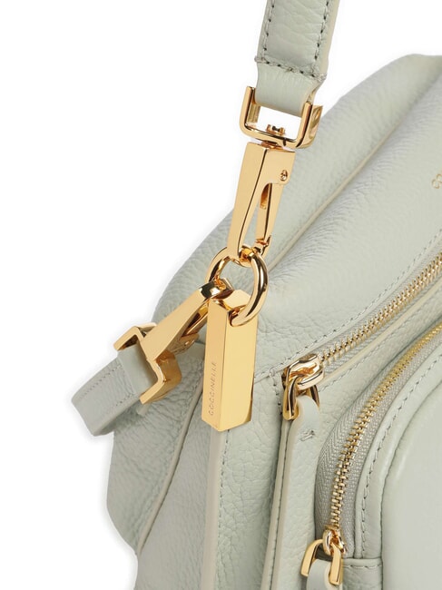 HYLE Sac &agrave; main, avec bandouli&egrave;re vert c&eacute;ladon - Sacs pour Femme