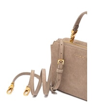 COCCINELLE ARLETTIS SUEDE DROPLET Mini sac en cuir avec bandouli&egrave;re taupe chaud - Sacs pour Femme - 4