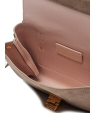 COCCINELLE ARLETTIS SUEDE DROPLET Mini sac en cuir avec bandouli&egrave;re taupe chaud - Sacs pour Femme - 5