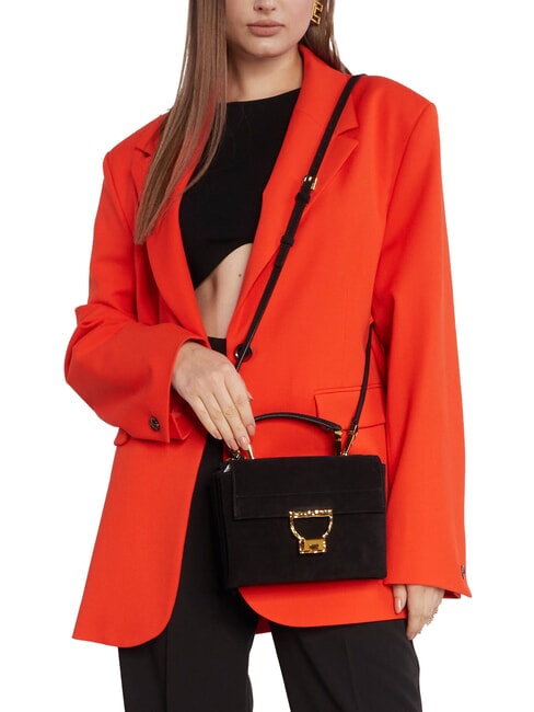 ARLETTIS SUEDE DROPLET Mini sac en cuir avec bandouli&egrave;re taupe chaud - Sacs pour Femme