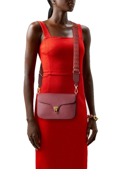 BEAT SOFT RIBB  Sac bandouli&egrave;re, en cuir Noir - Sacs pour Femme