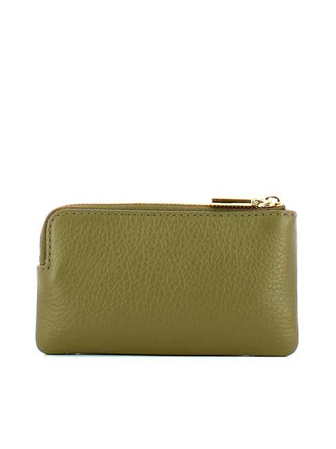 METALLIC SOFT Porte-monnaie enveloppe vert laurier - Portefeuilles Femme