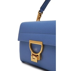 COCCINELLE ARLETTIS Signature Mini sac &agrave; main, avec bandouli&egrave;re bleu - Sacs pour Femme - 3