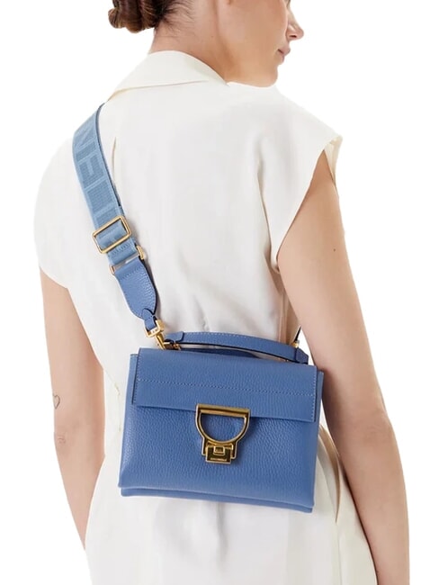 ARLETTIS Signature Mini sac &agrave; main, avec bandouli&egrave;re bleu - Sacs pour Femme