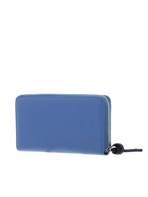 MYRTHA MAXI LOG Grand portefeuille en cuir zipp&eacute; vert mousse / litchi - Sacs pour Femme