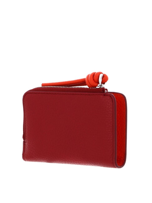 MYRTHA MAXI LOG Portefeuille en cuir &agrave; fermeture &eacute;clair de taille moyenne herbe gr / mos gr - Portefeuilles Femme