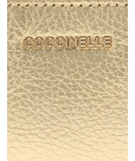COCCINELLE METALLIC SOFT Porte-monnaie enveloppe d'or - Portefeuilles Femme - 2