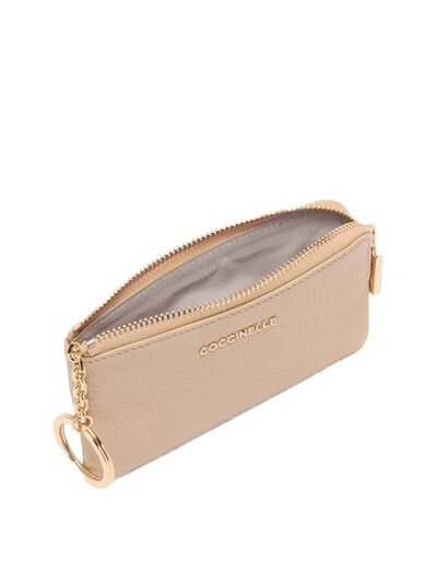 METALLIC SOFT Porte-monnaie enveloppe rosaces - Portefeuilles Femme