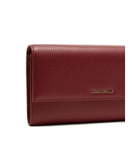 COCCINELLE METALLIC SOFT Pochette en cuir avec bandouli&egrave;re Brandy - Sacs pour Femme - 3
