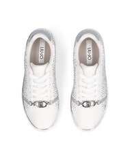 LIUJO KIKI 01 Baskets avec logo enti&egrave;rement en strass blanche - Chaussures Femme - 3