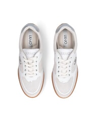 LIUJO LEWIS 01 Baskets avec logo en m&eacute;tal blanche - Chaussures Femme - 3