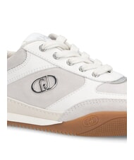 LIUJO LEWIS 01 Baskets avec logo en m&eacute;tal blanche - Chaussures Femme - 4