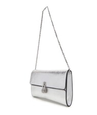 COCCINELLE MAGIE 2NITE SMOOTH Pochette en cuir m&eacute;tallis&eacute; ARGENT - Sacs pour Femme - 5