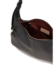 COCCINELLE ABIGAIL Sac bandouli&egrave;re en cuir martel&eacute; Noir - Sacs pour Femme - 4