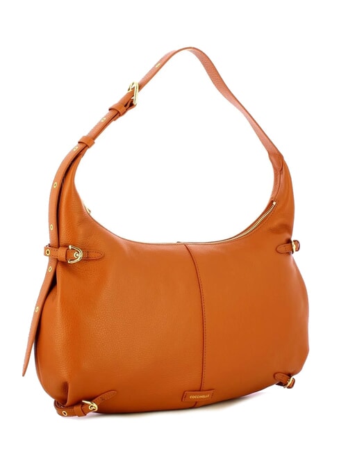 ABIGAIL Sac port&eacute; &eacute;paule croissant CUIR - Sacs pour Femme