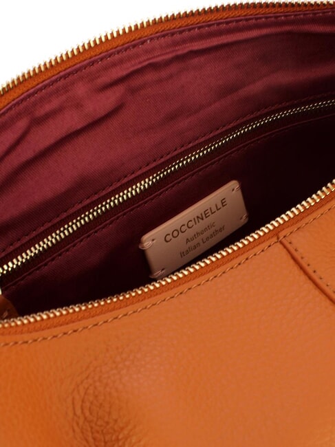 ABIGAIL Sac port&eacute; &eacute;paule croissant CUIR - Sacs pour Femme