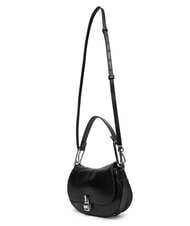 COCCINELLE MAGIE WRINKLED Sac bandouli&egrave;re en cuir avec rabat Noir - Sacs pour Femme - 4