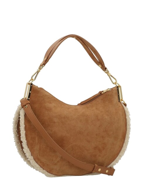 SUNUP ECO SHEARLING Sac bandouli&egrave;re avec bandouli&egrave;re r&eacute;cif / p&ecirc;che - Sacs pour Femme