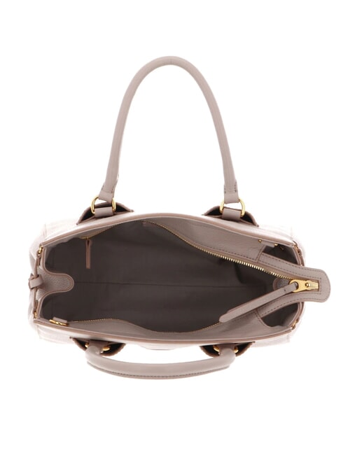 YORK Sac &agrave; main en cuir avec bandouli&egrave;re rosaces - Sacs pour Femme