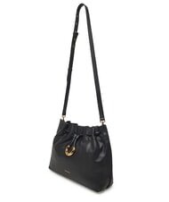 COCCINELLE ISABELA sac seau en cuir Noir - Sacs pour Femme - 4