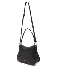 COCCINELLE MAGIE WRINKLED Sac bandouli&egrave;re en cuir avec bandouli&egrave;re Noir - Sacs pour Femme - 4