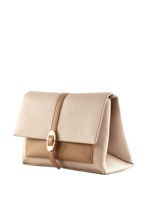 DORIAN BICOLOR sac bandouli&egrave;re en cuir rosettes/peaux - Sacs pour Femme