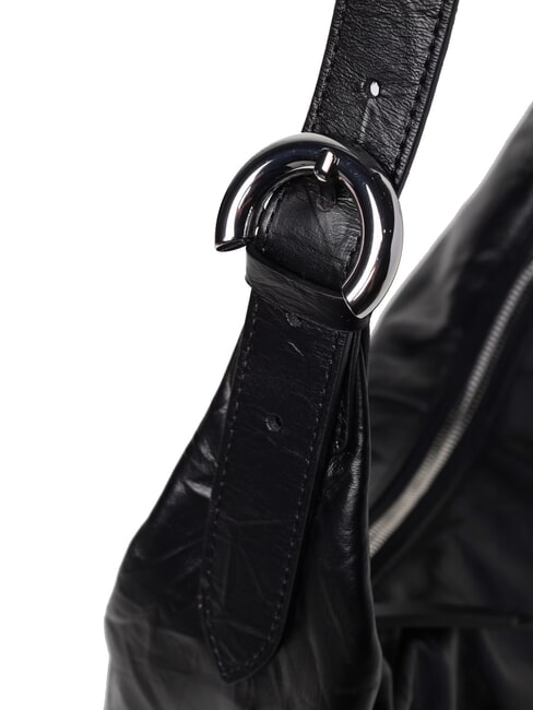 FERNANDA WRINK sacoche en cuir Noir - Sacs pour Femme