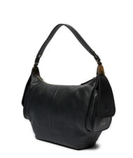 COCCINELLE CAMPUS Sac &agrave; bandouli&egrave;re hobo en cuir martel&eacute; Noir - Sacs pour Femme - 2