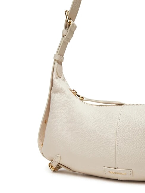 ABIGAIL  Sac bandouli&egrave;re, en cuir blanc - Sacs pour Femme