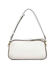 COCCINELLE MALETA CALF Sac bandouli&egrave;re en cuir lisse blanc - Sacs pour Femme - 3